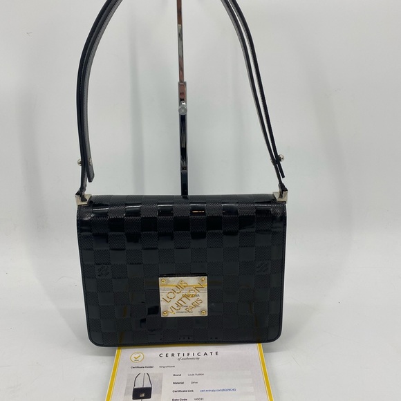 ❤️sold❤️Louis Vuitton Limited Edition Cabaret Damier Vernis Shoulder bag - Picture 1 of 13